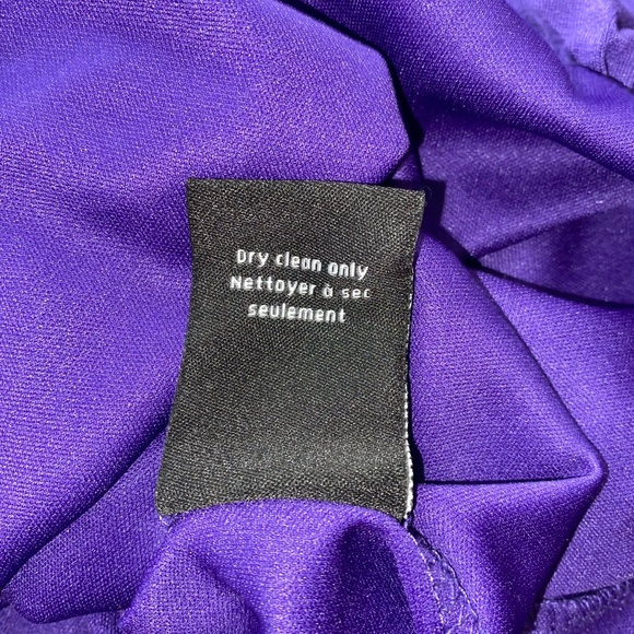 Le Château Purple Puffy Slip Dress - Picture 9 of 9